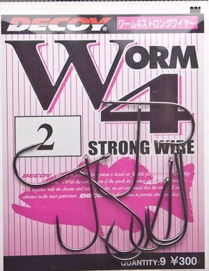 Крючок Decoy Worm 4 Strong Wire 1/0