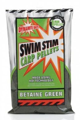 Пеллетс Dynamite Baits Swim Stim Betaine Green 6mm 900g
