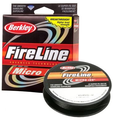 Шнур зимний Berkley FireLine Micro Ice 0,10mm 45m
