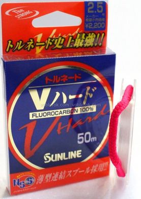 Флюорокарбон Sunline Tornado V-Hard #0.6 0.12mm 50m 2lb