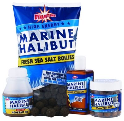 Бойлы Dynamite Baits Marine Halibut Fresh Sea Salt 15mm 1kg