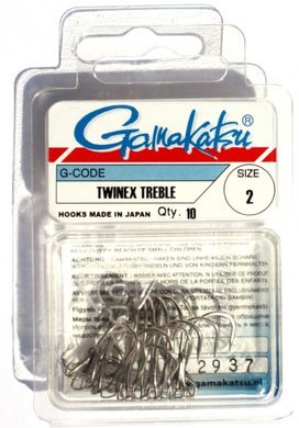 Гачок Gamakatsu Treble Twinex 10