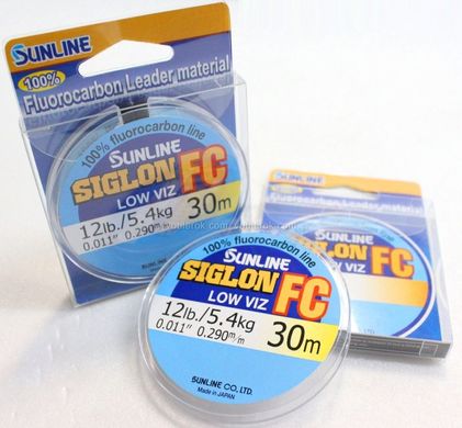Леска Sunline Siglon FC 0.12mm 30m 2.4lb