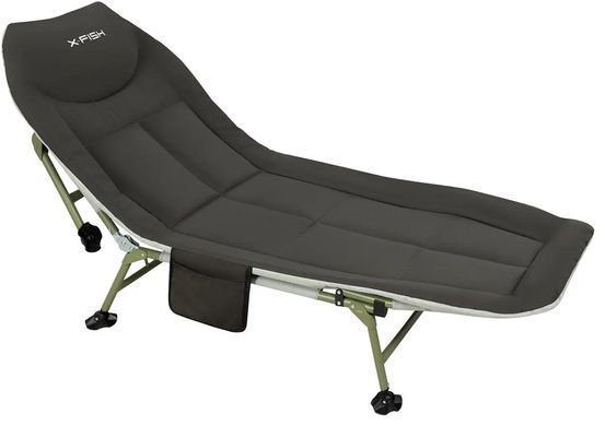 Розкладачка X-Fish Camp Bed+ 190х64х30cm Grey
