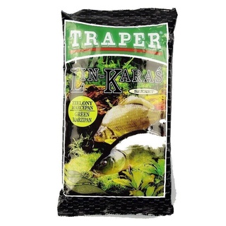 Прикормка Traper Lin-Karas Sekret zielony, marcepan (Лінь-карась зелений марципан): 2.5 кг