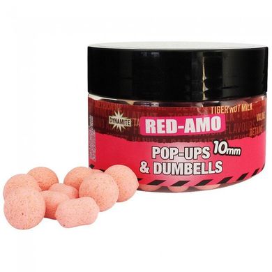 Pop-ups Dynamite Baits Red Amo Fluro Pink Pop-Ups & Dumbells 10mm