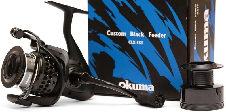 Катушка Okuma Custom Black Feeder CLX-55F 7+1BB