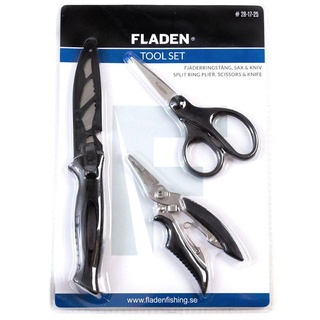 Набор Fladen Tool set plier, scissors, pocket knife (кусачки, ножницы, нож)