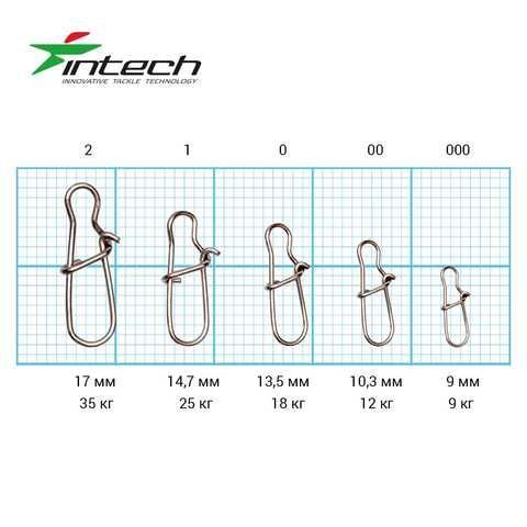 ➠ Intech Застежка Intech Quick lock Snap (10 шт) (#1) (FS0629849