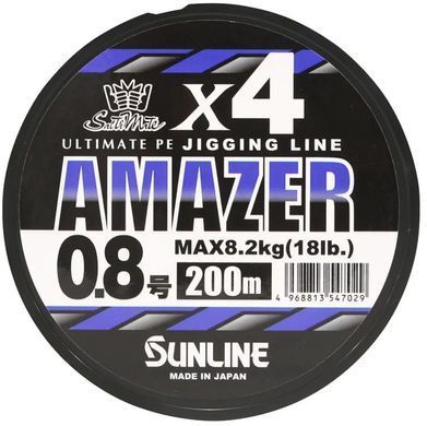 Шнур Sunline SM Amazer X4 200m (multicolor) #0.6 14lb/6.4kg
