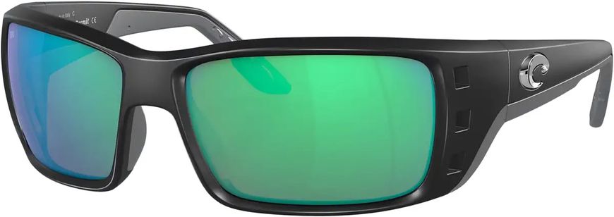 Окуляри Costa Del Mar Permit Matte Black Green Mirror 580G