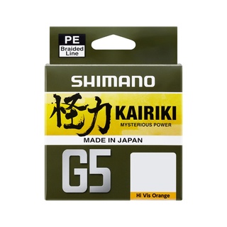 Шнур Shimano Kairiki G5 100m 0.13mm 4.1kg Orange