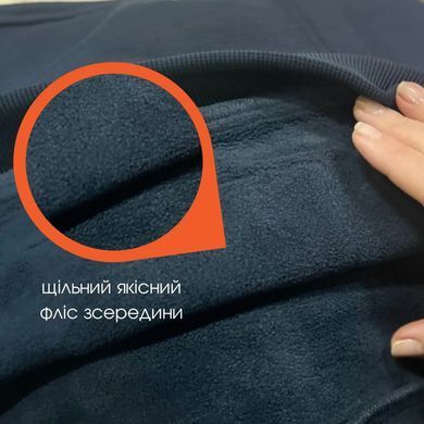 Костюм флісовий GRAFF худі і штани сіро-зелений - M