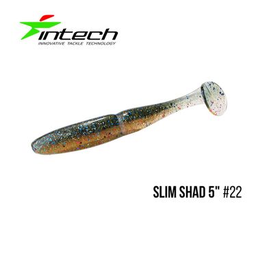Силиконовая приманка Intech Slim Shad 5" #22