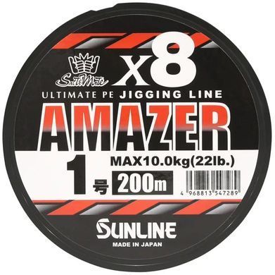 Шнур Sunline SM Amazer X8 200m (multicolor) #0.8 19lb/8.6kg
