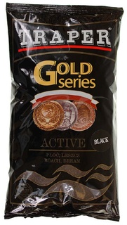 Прикормка Traper Gold Series ACTIVE Black 1 кг