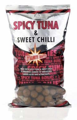 Бойлы Dynamite Baits Spicy Tuna & Sweet Chilli 15mm 1kg