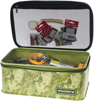 Коробка Favorite Eva Tackle Box TCLB-L 335x205x130mm Khaki