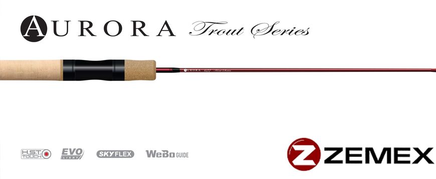 Спиннинг ZEMEX AURORA trout series 622UL 1,88m 03-5g
