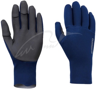 Рукавиці Shimano Chloroprene EXS 3 Cover Gloves L blue