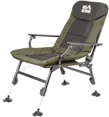 Крісло розкладне Skif Outdoor Comfy. L. Dark Green/Black