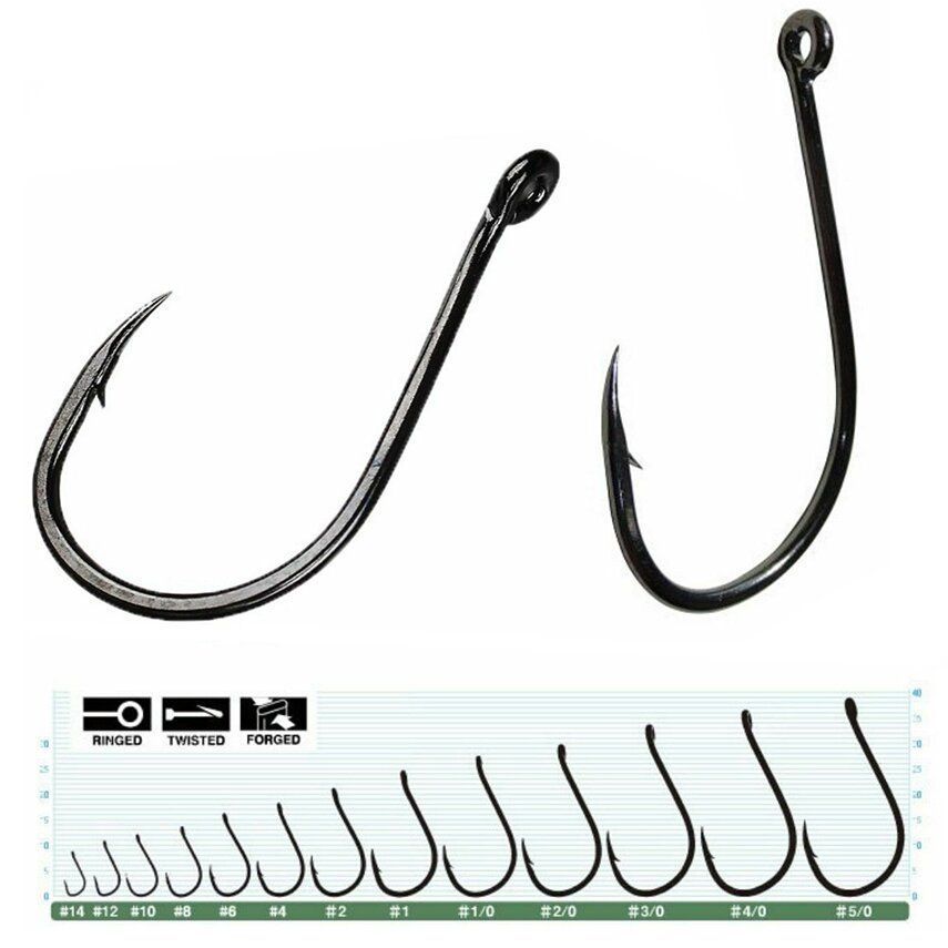 Owner Mosquito Drop Shot Hooks - Size 2, 5177-091 (3 Packs, 9 Hooks Total) For Bass Fishing