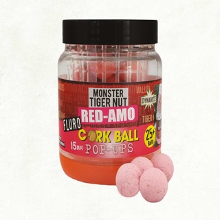 Pop-ups Dynamite Baits Red Amo Fluro Corkballs 15mm