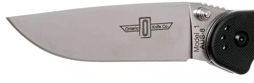 Ніж Ontario Knife RAT I AUS-8 Black