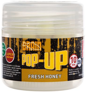 Бойлы Brain Pop-Up F1 Fresh Honey (мёд с мятой) 10 mm 20 gr