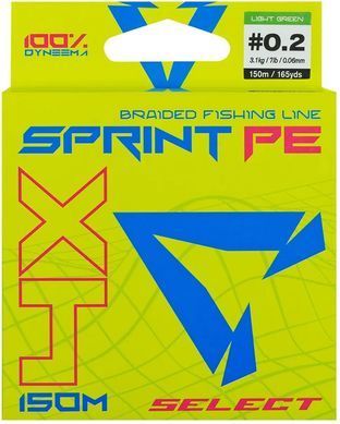 Шнур Select Sprint PE 4X Light Green 150m #0.2/0.06mm 7lb/3.1kg