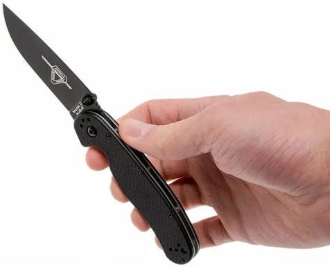 Ніж Ontario Knife RAT II AUS-8 BB Black