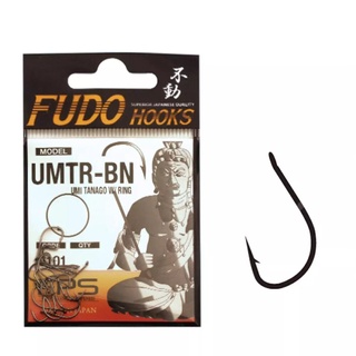 Крючки Fudo UMI Tanago W/Ring Black 10 (15 шт.)