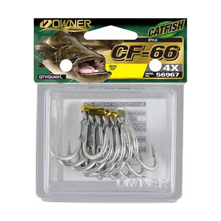 Owner Catfish CF-66 Treble Hooks 4/0