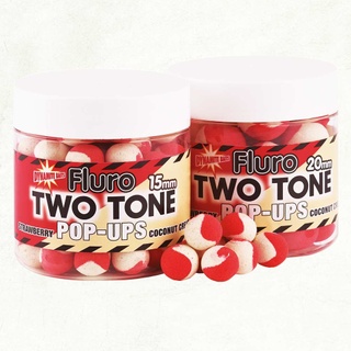 Pop-ups Dynamite Baits Fluro Two Tone Strawberry & Coconut Cream 15mm