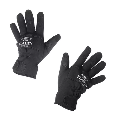 Перчатки Fladen Neoprene Gloves Black L Split Finger