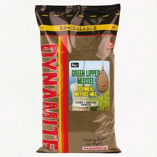Прикормка Dynamite Baits Green Lipped Mussel Fishmeal Method Mix 2kg